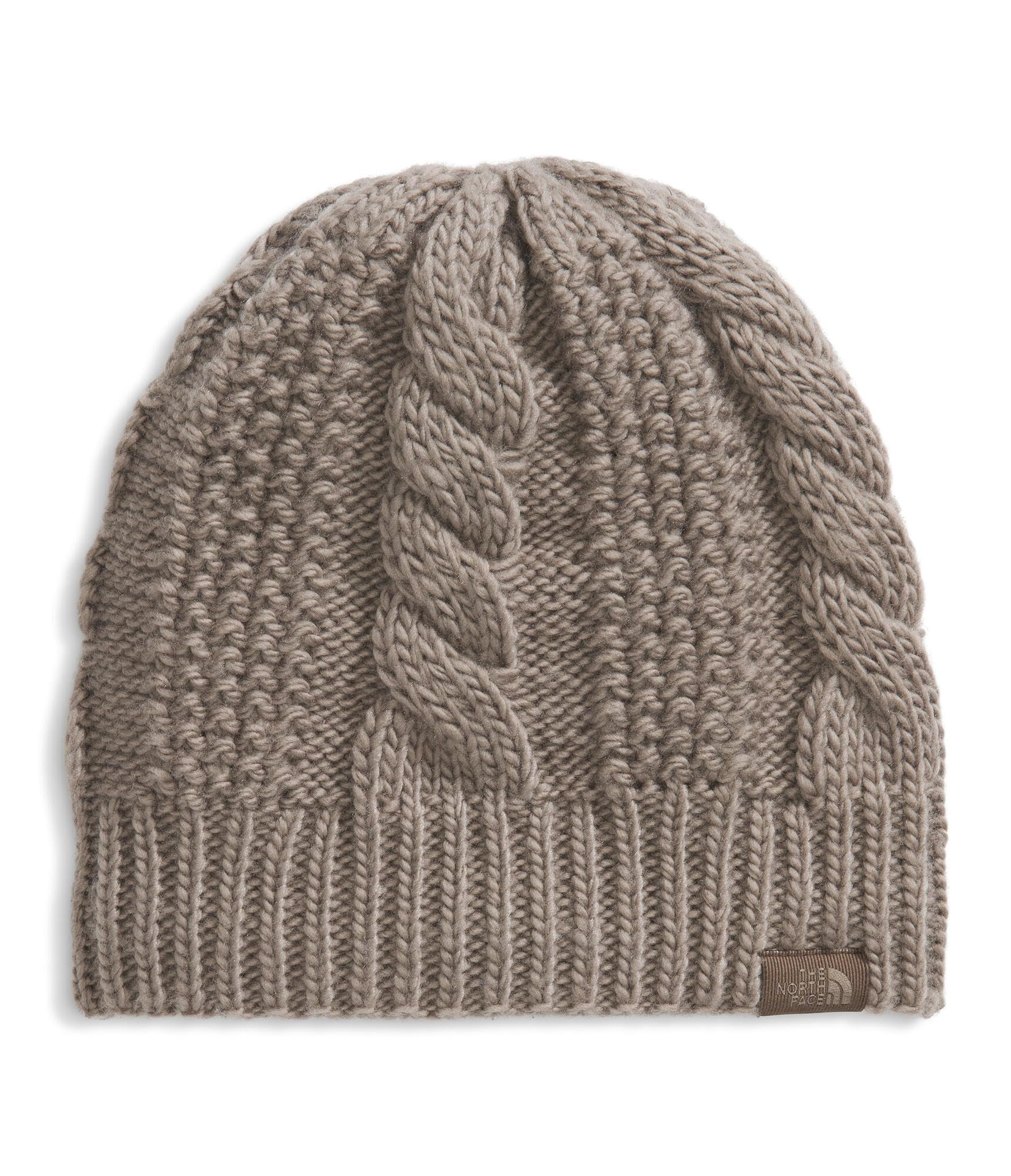 THE NORTH FACE Women's Oh Mega Beanie | Deep Fit, Cuffed Winter Hat with Soft Cable Knit Texture & Fleece Lining